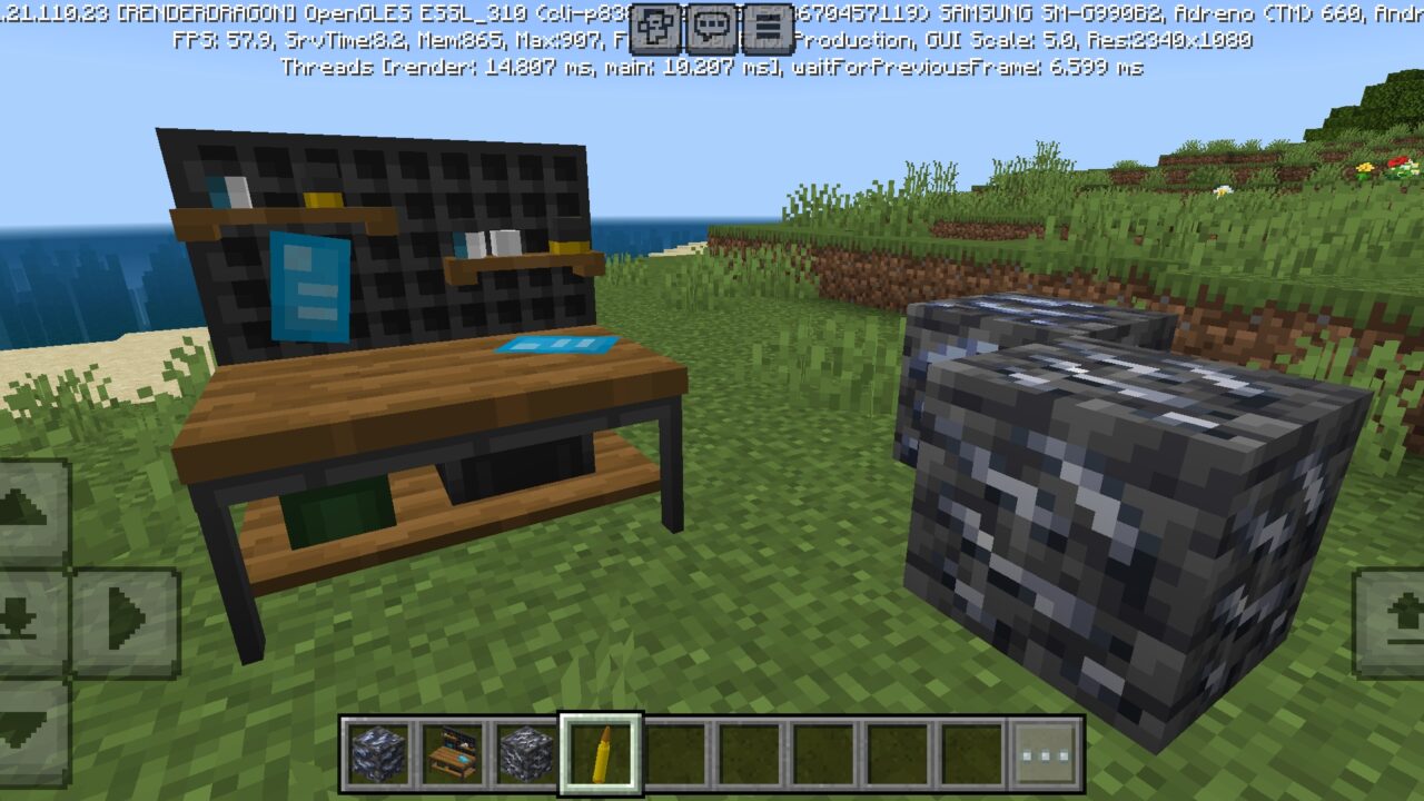 Blocks from Simple Guns Mod for Minecraft PE