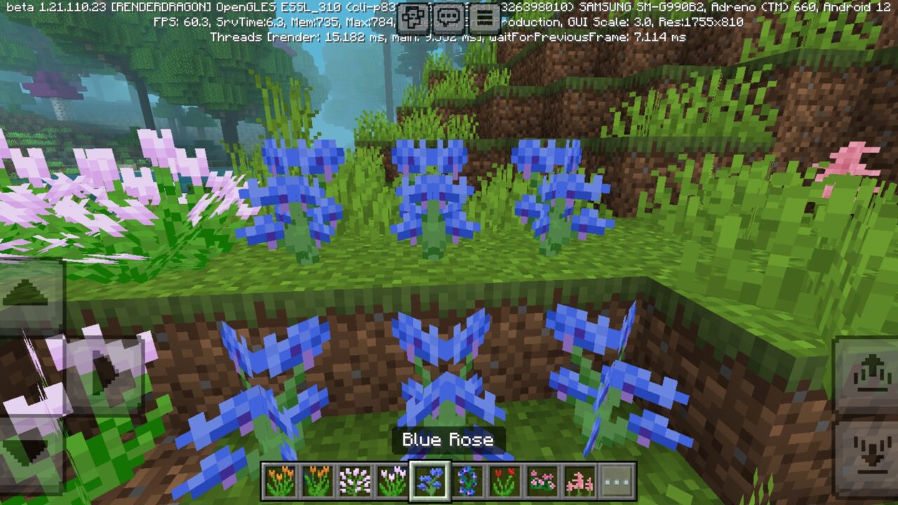 Blue from Bloomrock Mod for Minecraft PE
