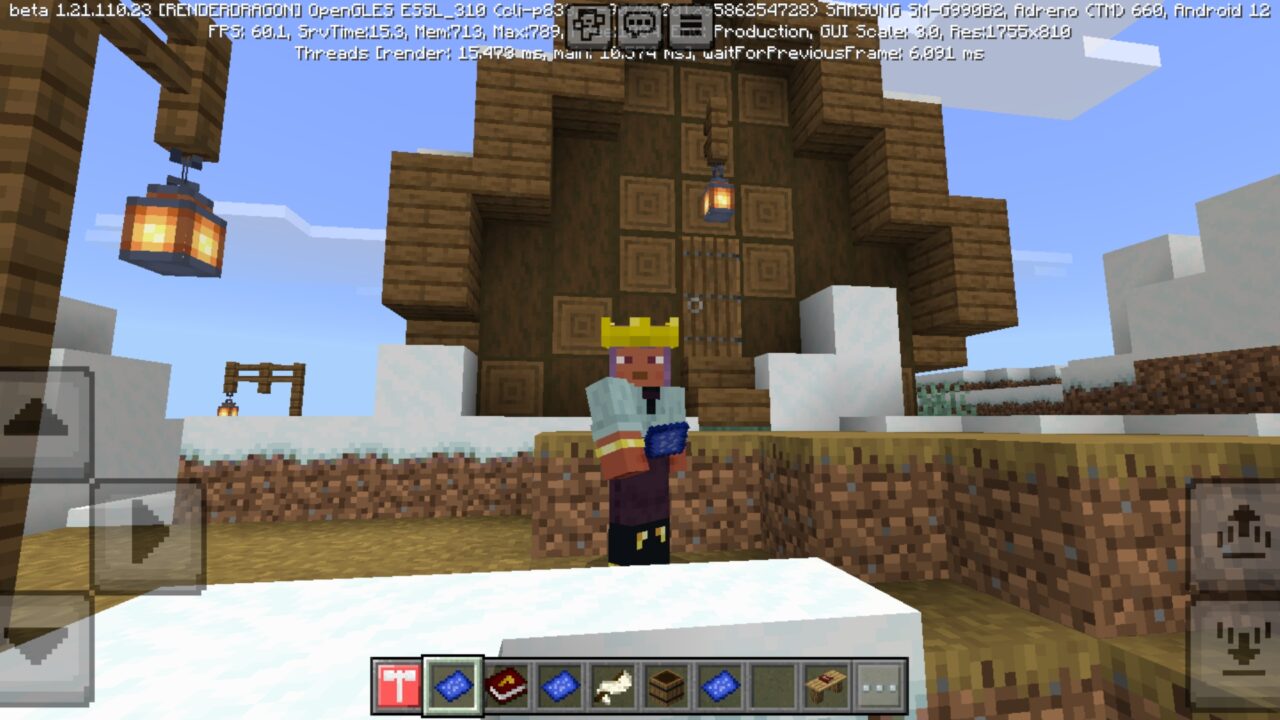 Blueprint from Colony Mod for Minecraft PE