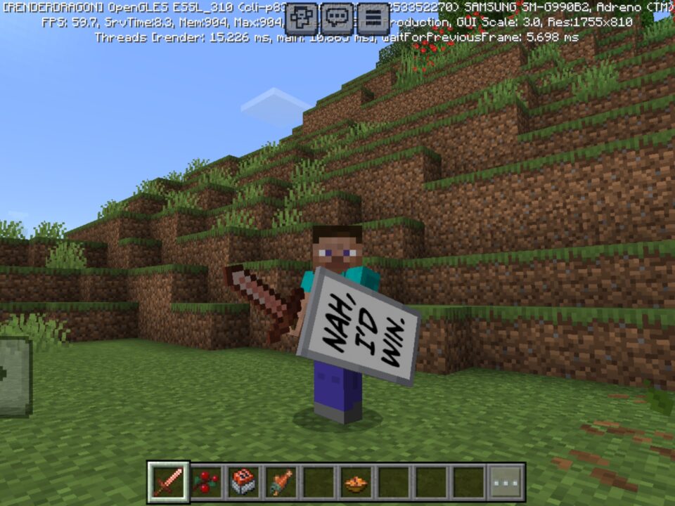 Blurry Java PvP Mod for Minecraft PE