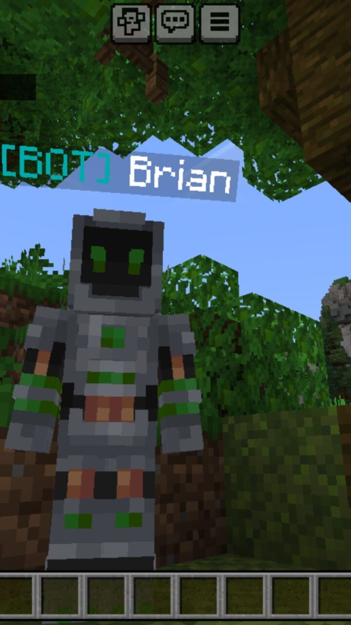 Bot from Minigame Island Map for Minecraft PE