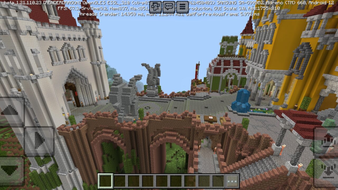 Bridge from Kingdom of Avelori Map for Minecraft PE