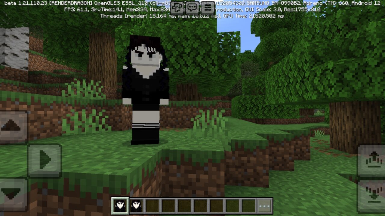 Careful from Wednesday Mod for Minecraft PE