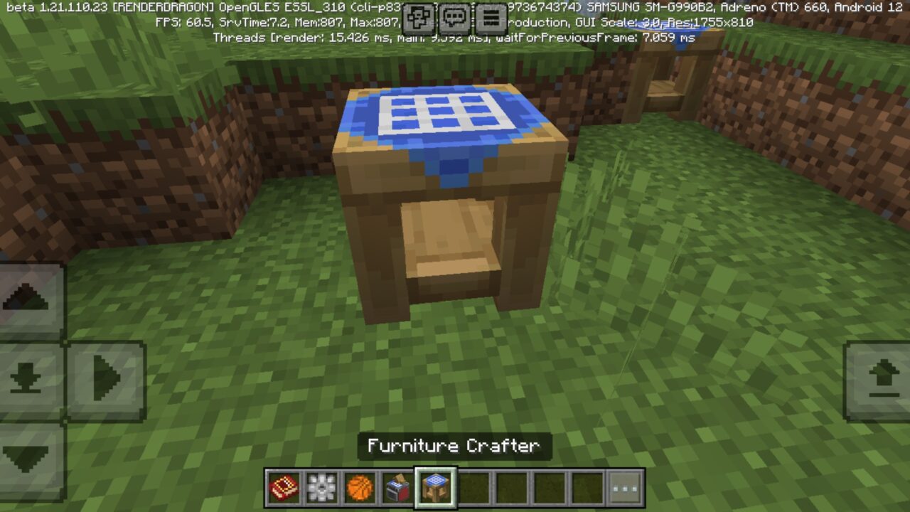 Crafter from Furniture Builder Mod for Minecraft PE