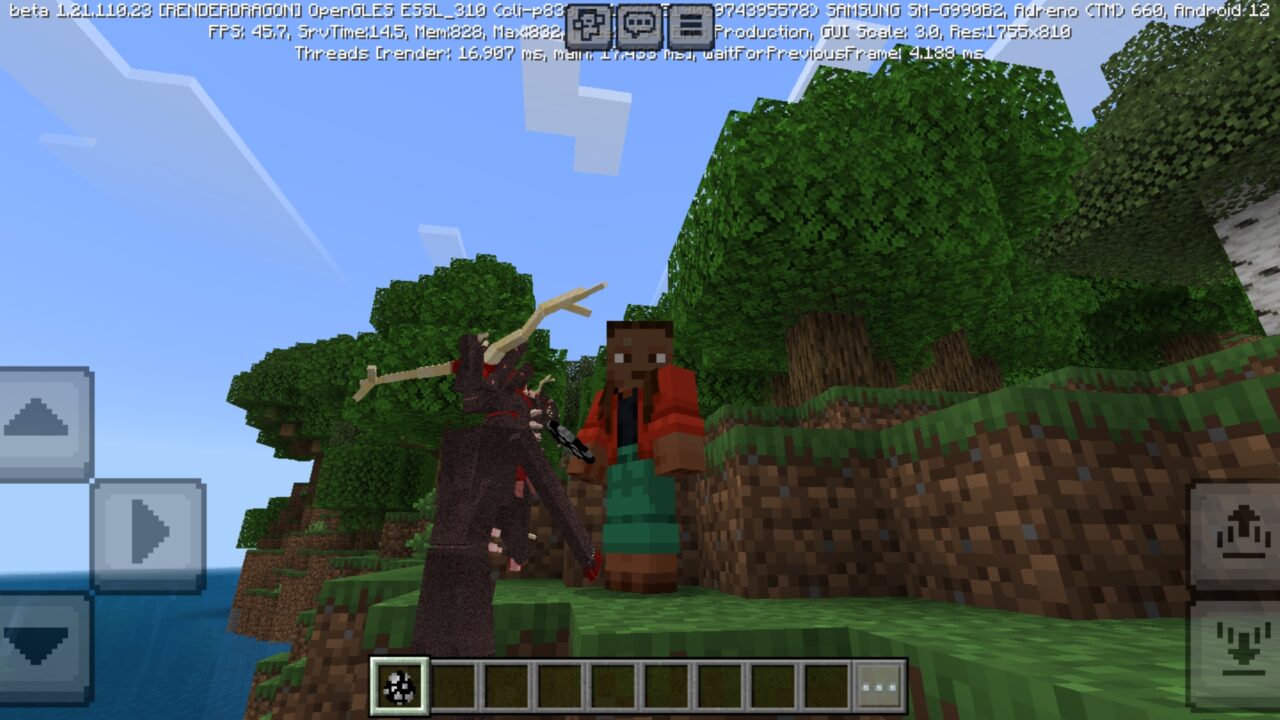 Creepy from Wendigo Mod for Minecraft PE
