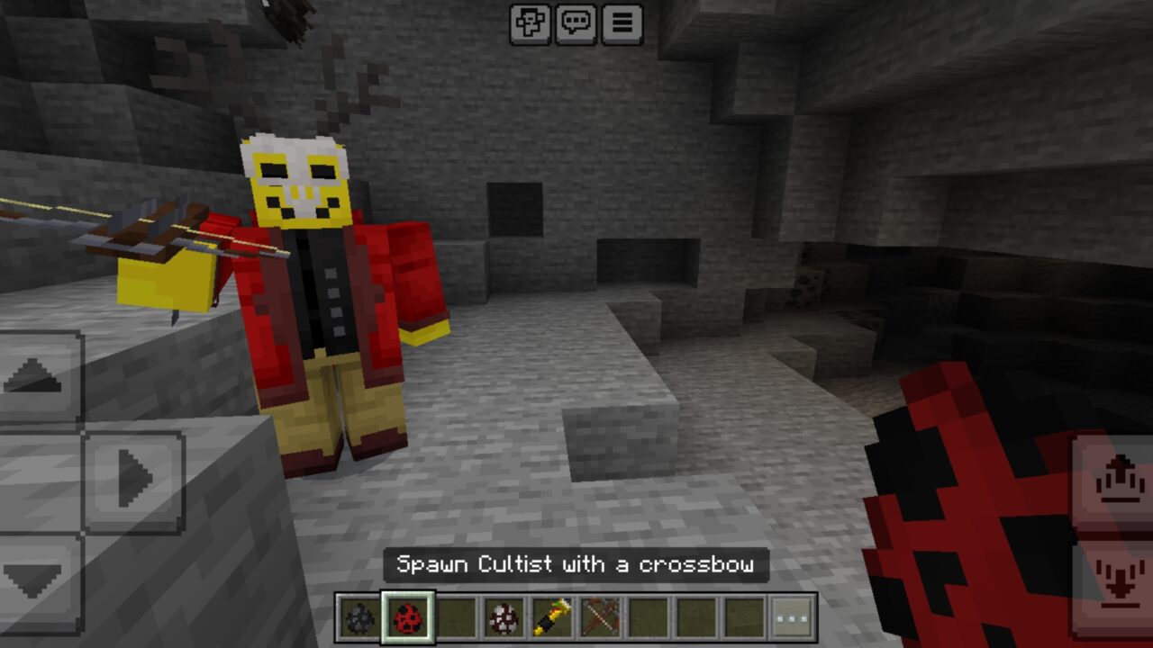 Crossbow from 99 Night Forest Mod for Minecraft PE