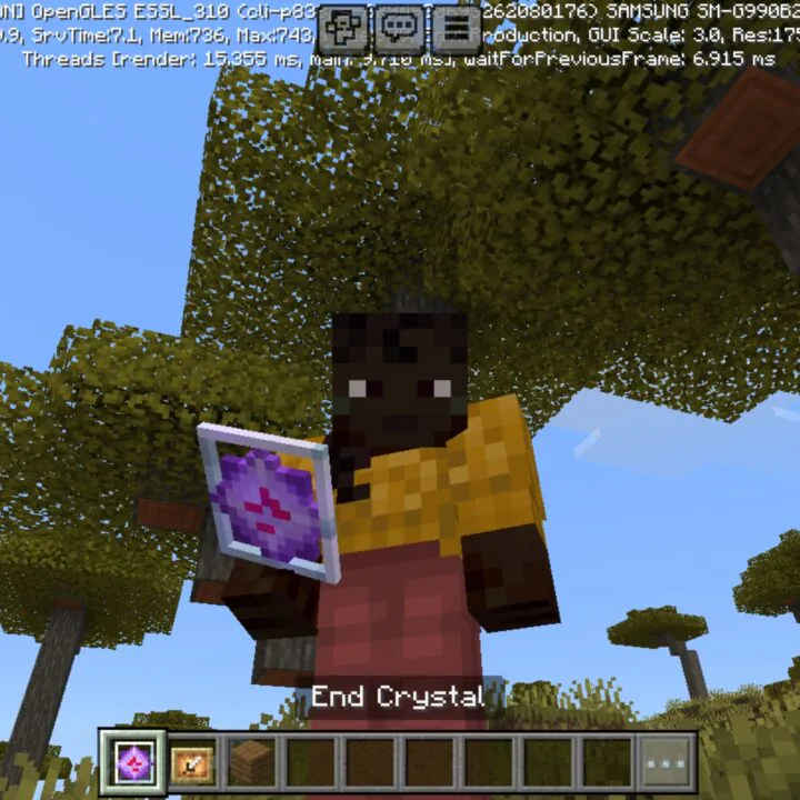 Crystal Optimizer Texture Pack for Minecraft PE