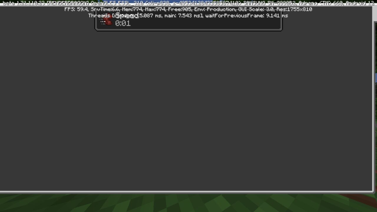 Effect from Running Shoes Mod for Minecraft PE