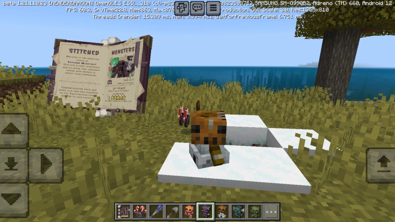 Enemy from Stitched Monsters Mod for Minecraft PE
