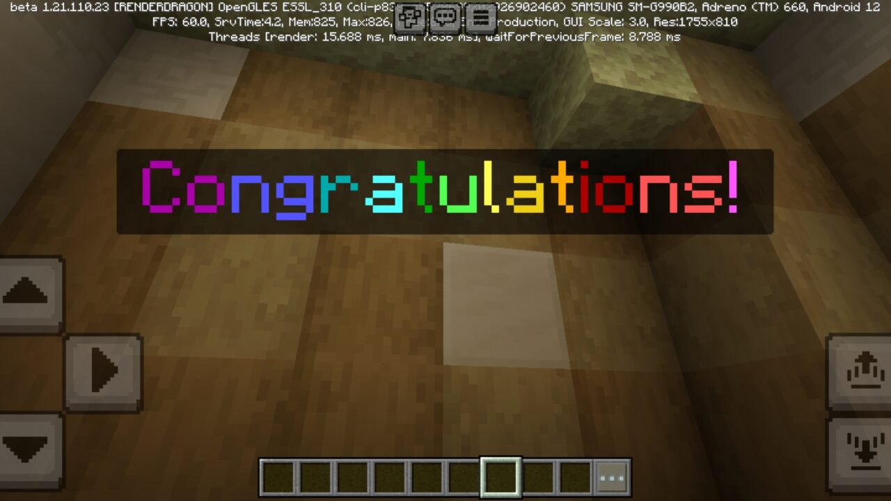 Finish from Alien Parkour Map for Minecraft PE
