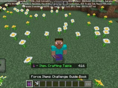 Force Items Challenge Mod for Minecraft PE