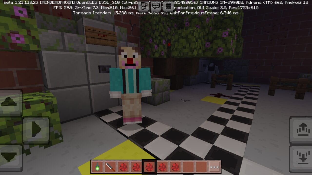Fred from The Lost Awakening Map for Minecraft PE