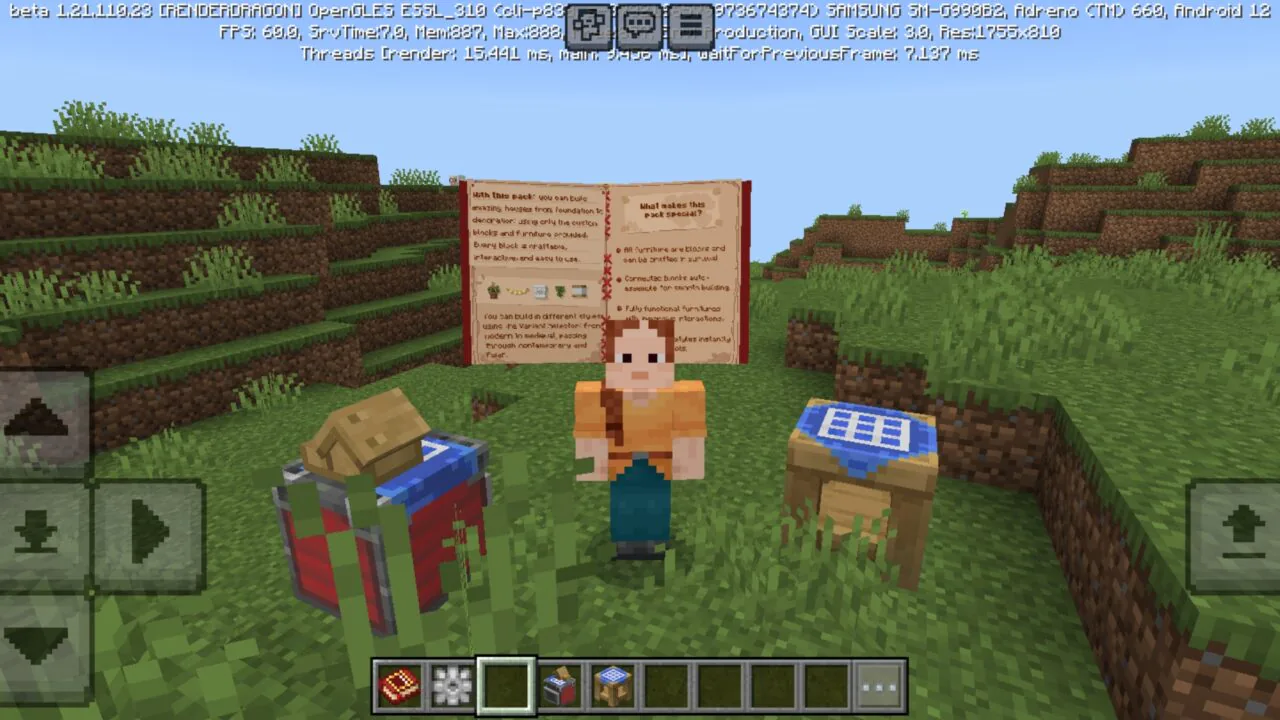 Furniture Builder Mod for Minecraft PE