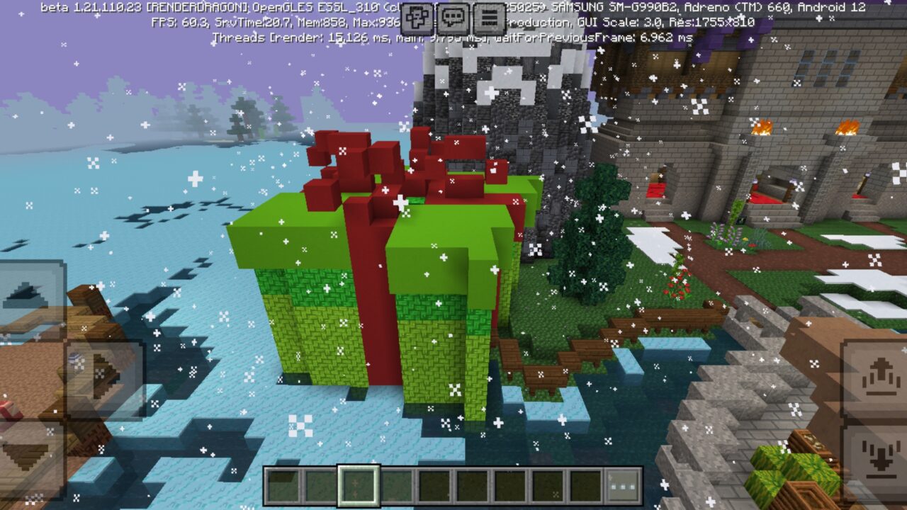 Gift Town Map for Minecraft PE