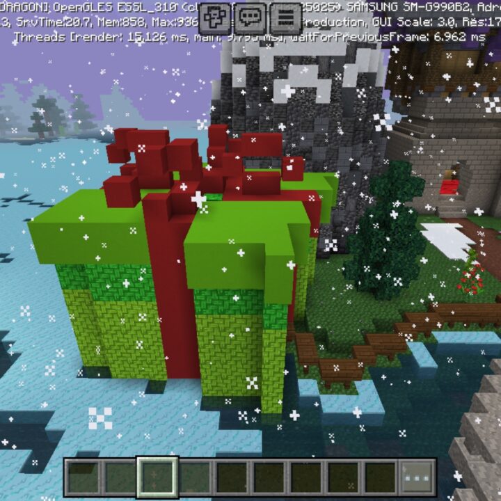 Gift Town Map for Minecraft PE
