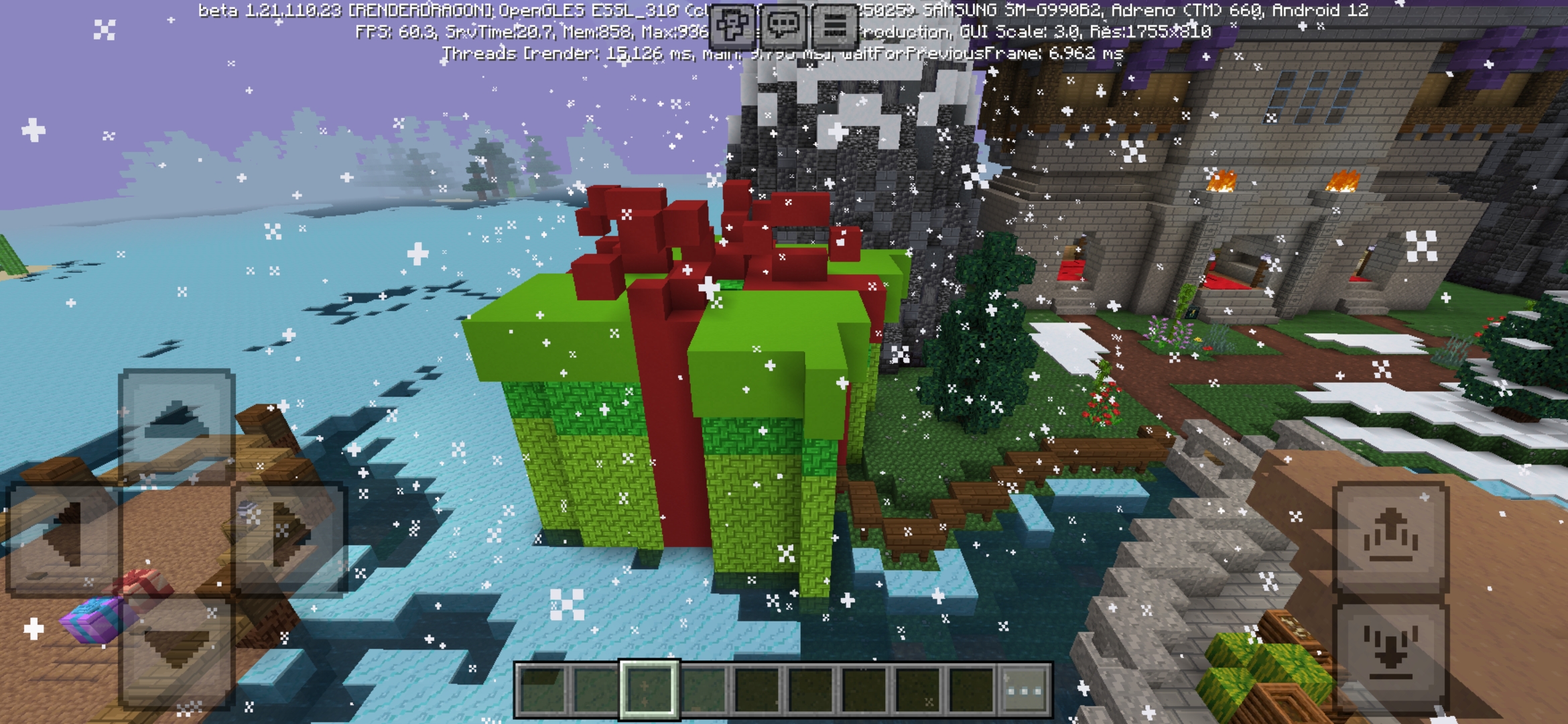 Download Gift Town Map for Minecraft Bedrock Edition