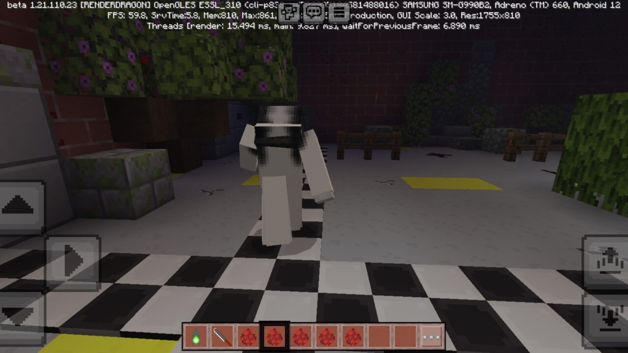 Girl from The Lost Awakening Map for Minecraft PE