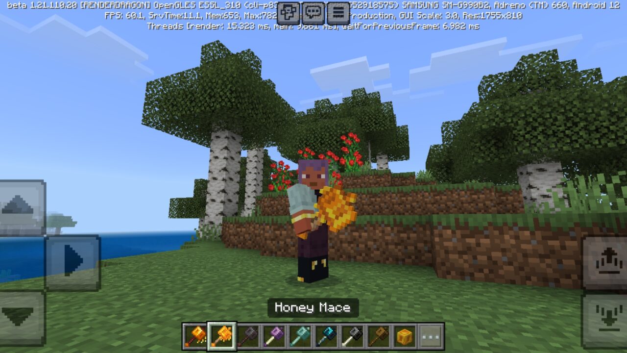 Honey from Mace Mod for Minecraft PE