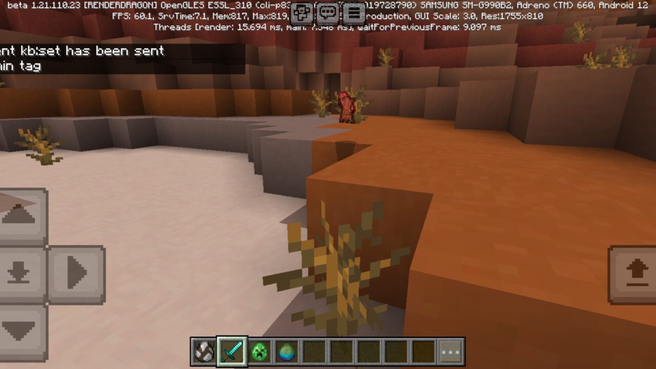 Info from Knockback Mod for Minecraft PE