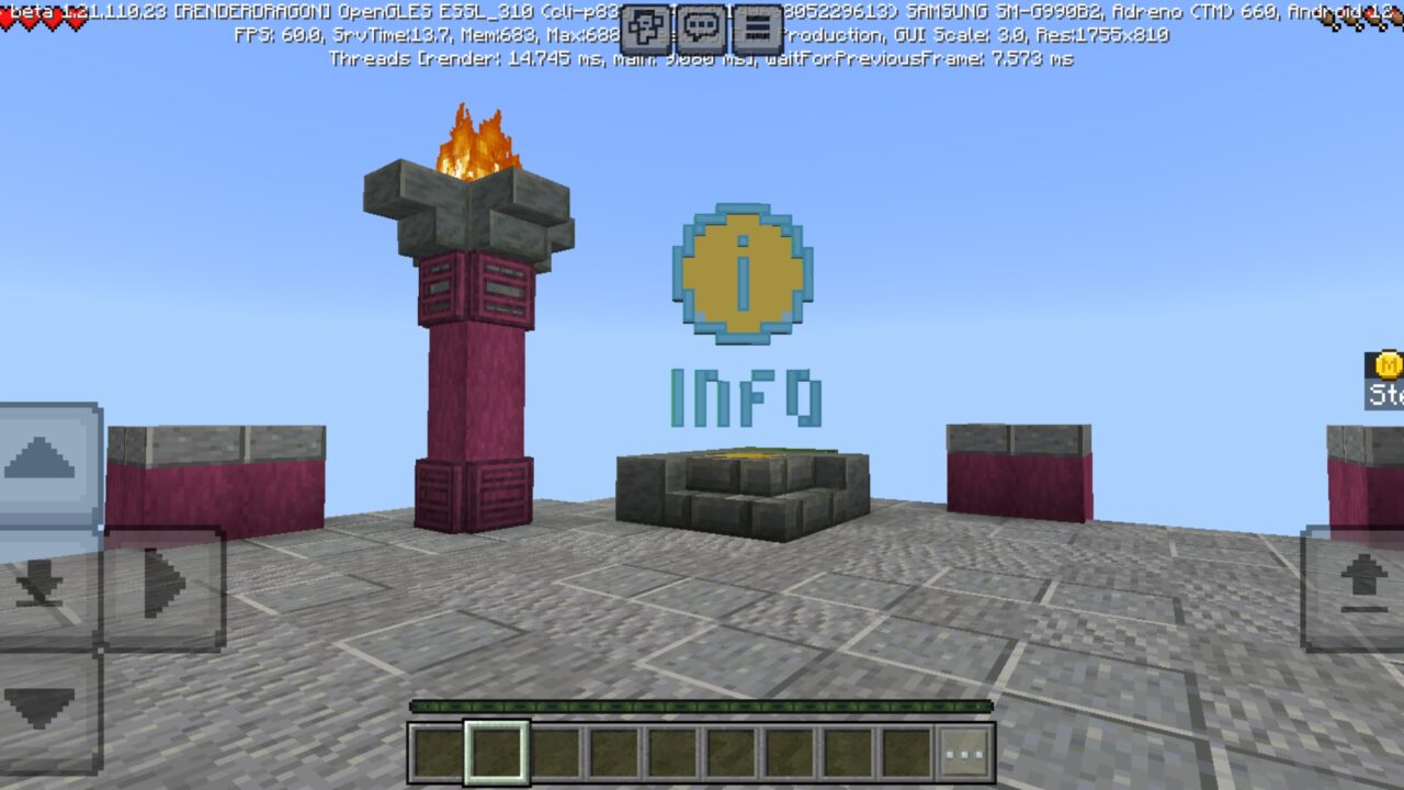 Info from Lava Trust Fall Map for Minecraft PE