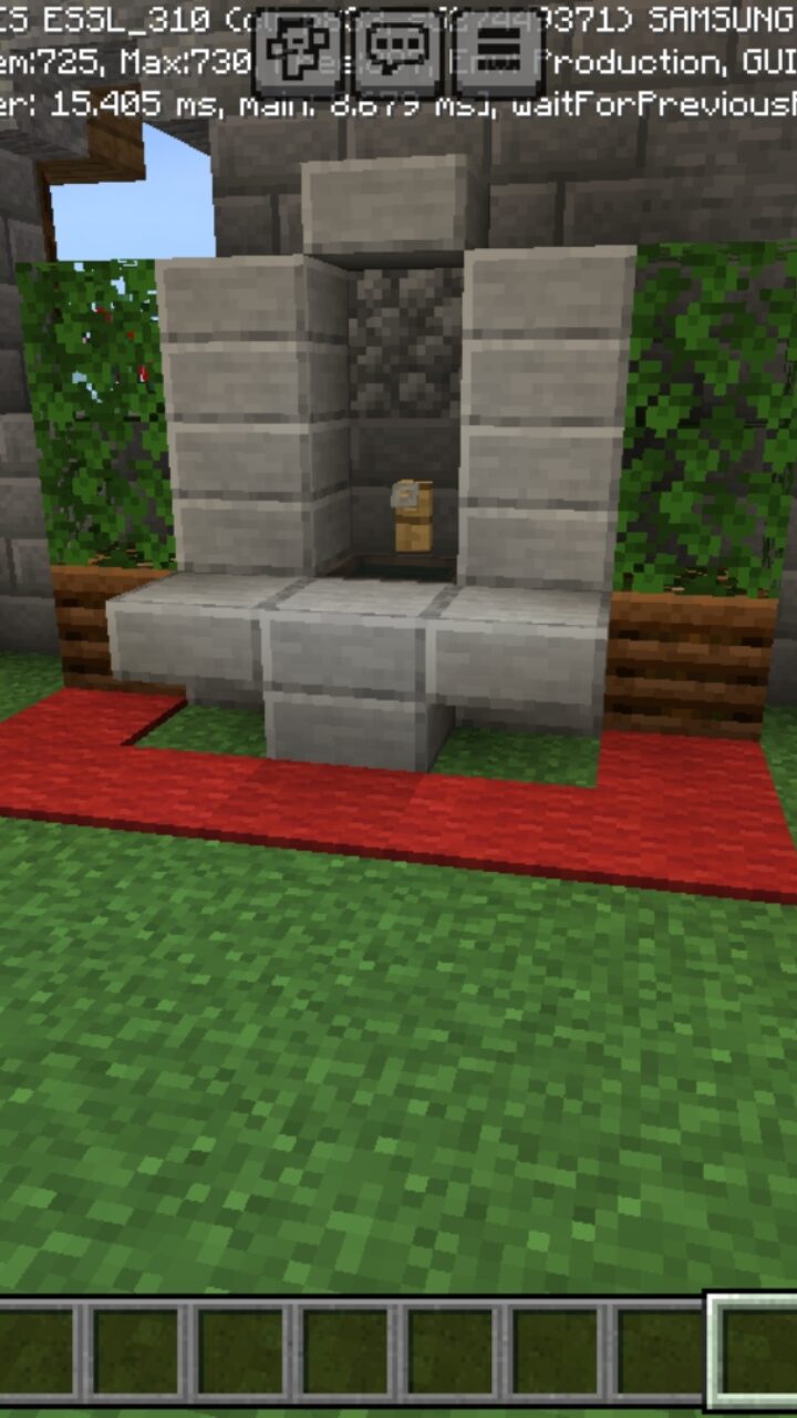Inside from Continent Survival Map for Minecraft PE