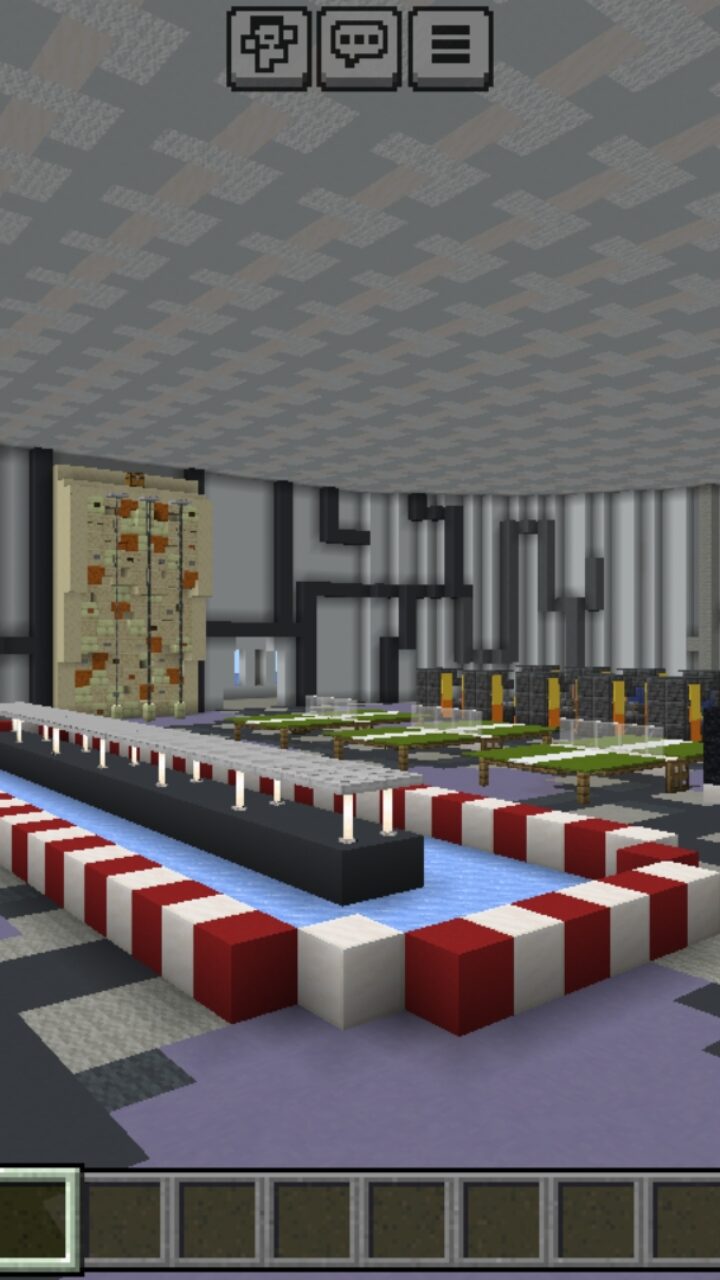 Inside from Cruise Map for Minecraft PE