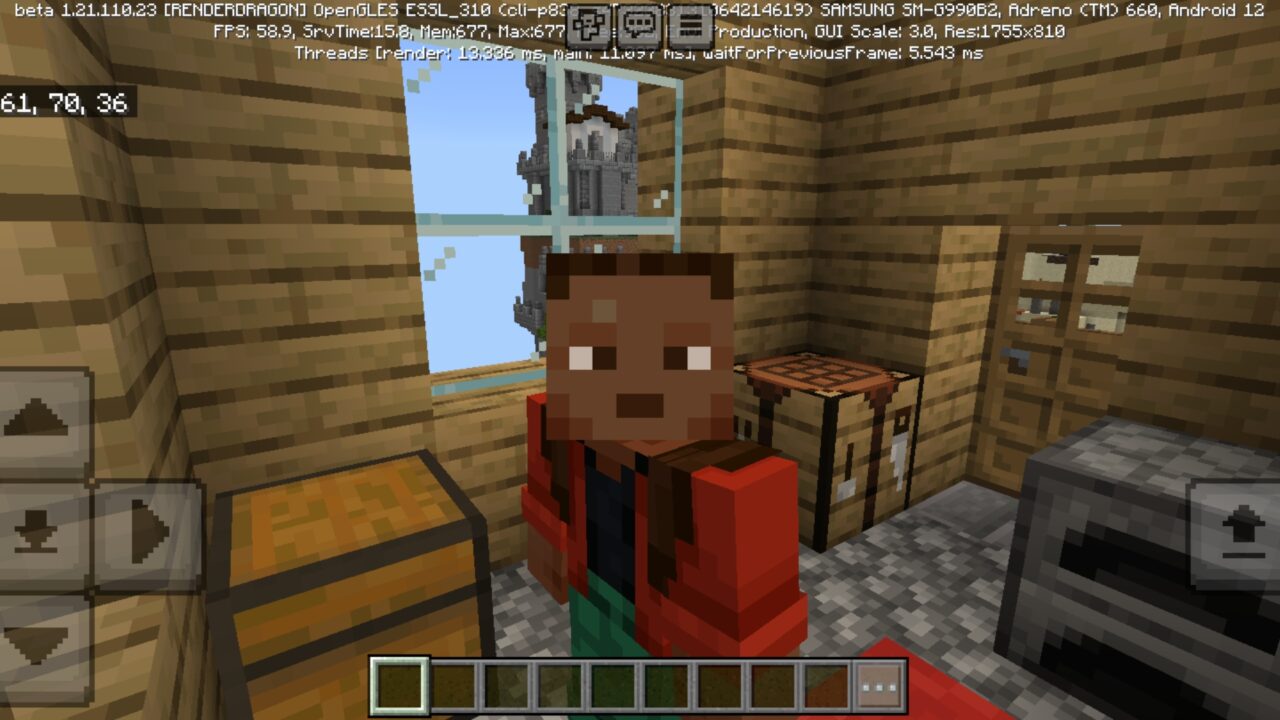 Inside from One Chunk Map for Minecraft PE