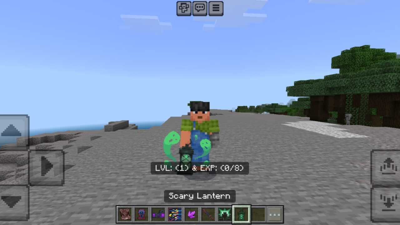 Lantern from Horror Weapon Mod for Minecraft PE