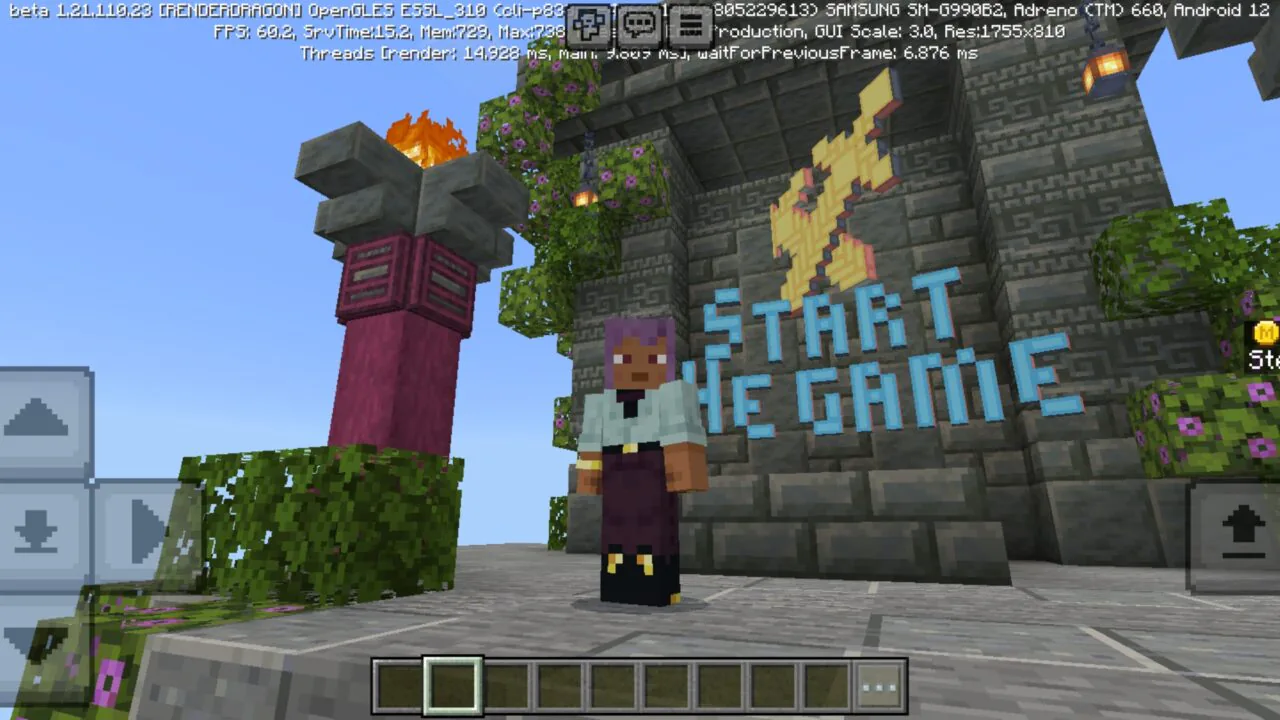 Lava Trust Fall Map for Minecraft PE