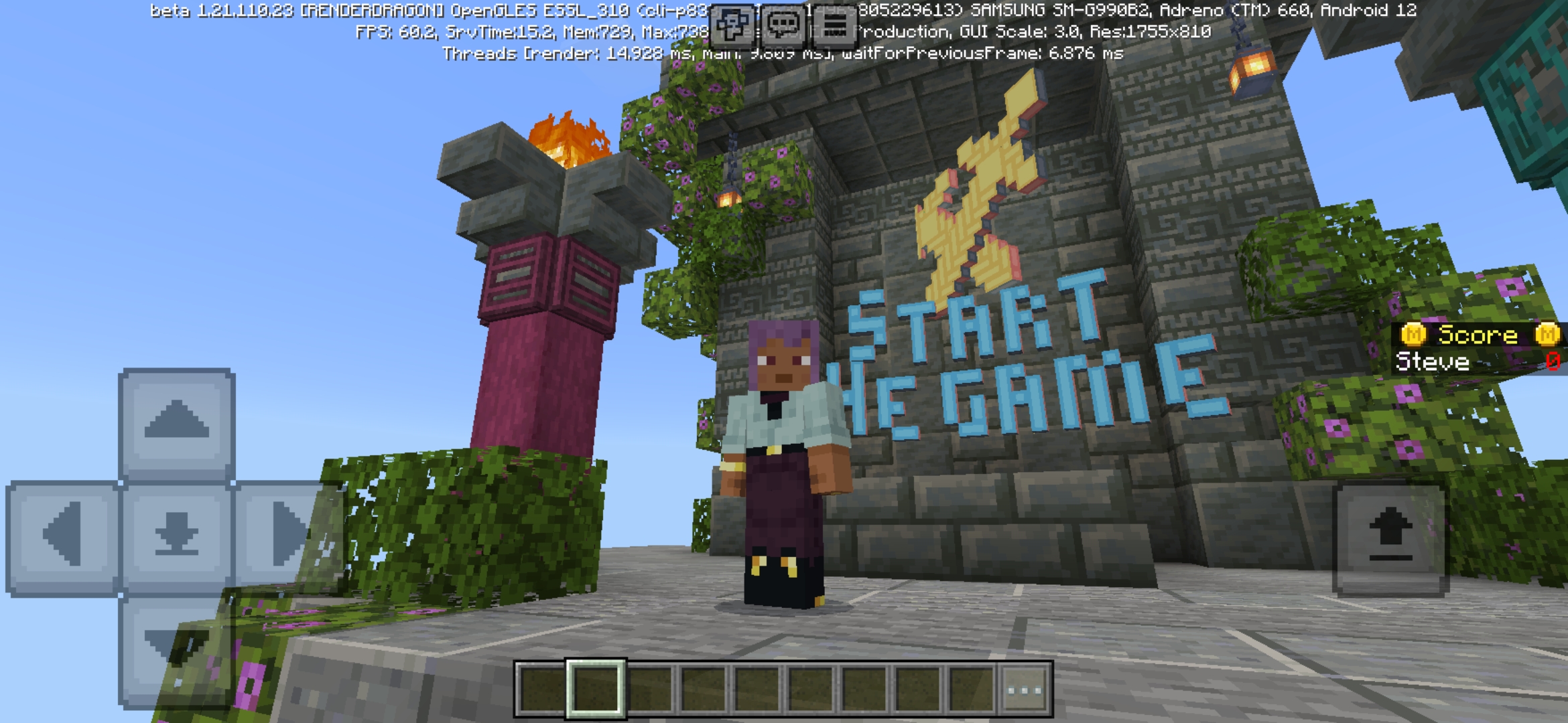 Download Lava Trust Fall Map for Minecraft Bedrock Edition