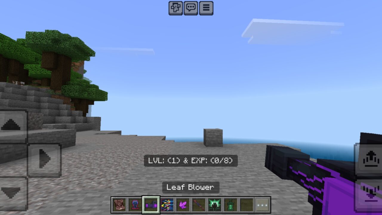 Leaf Blower from Horror Weapon Mod for Minecraft PE