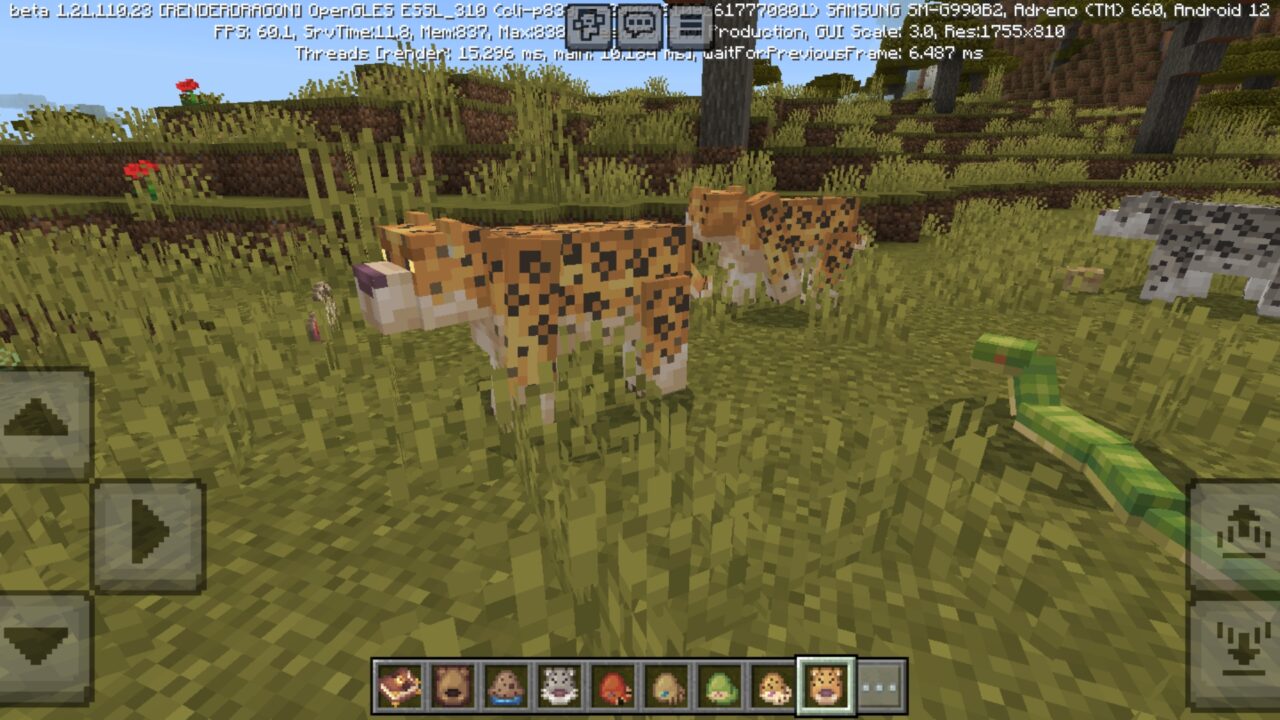 Leopard from Wildlife Mod for Minecraft PE