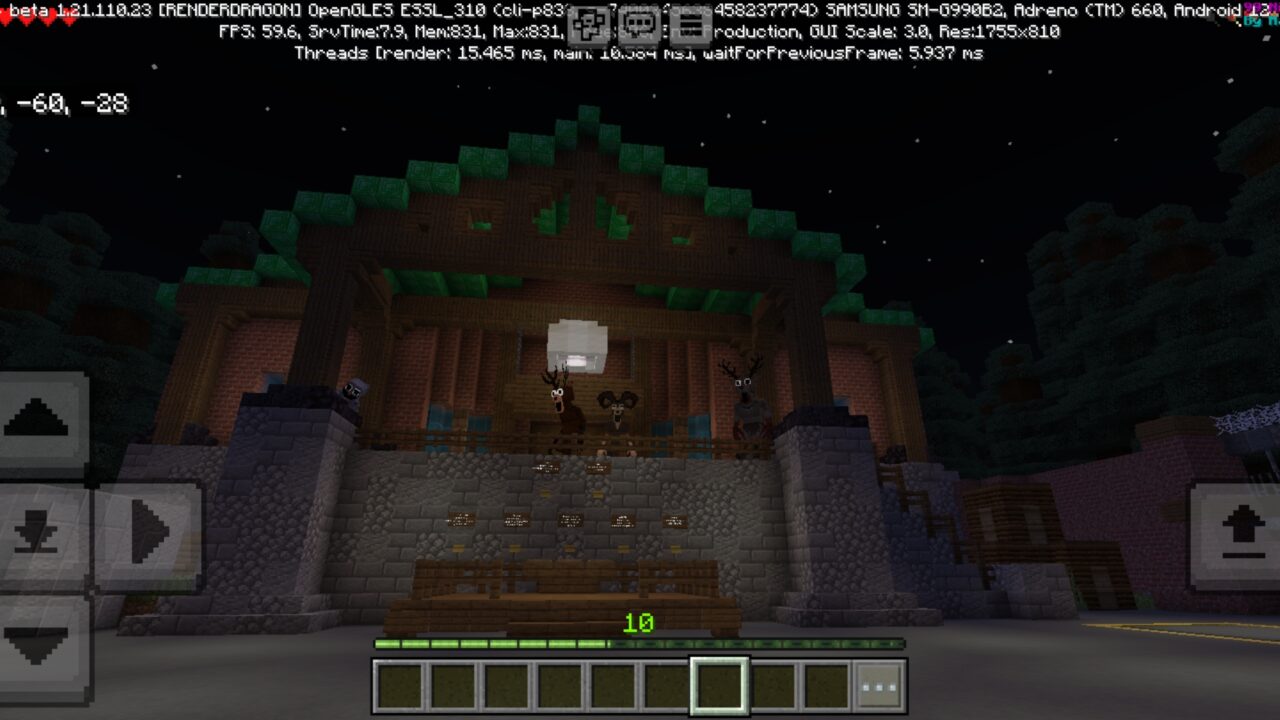 Location from 99 Night Forest Map for Minecraft PE