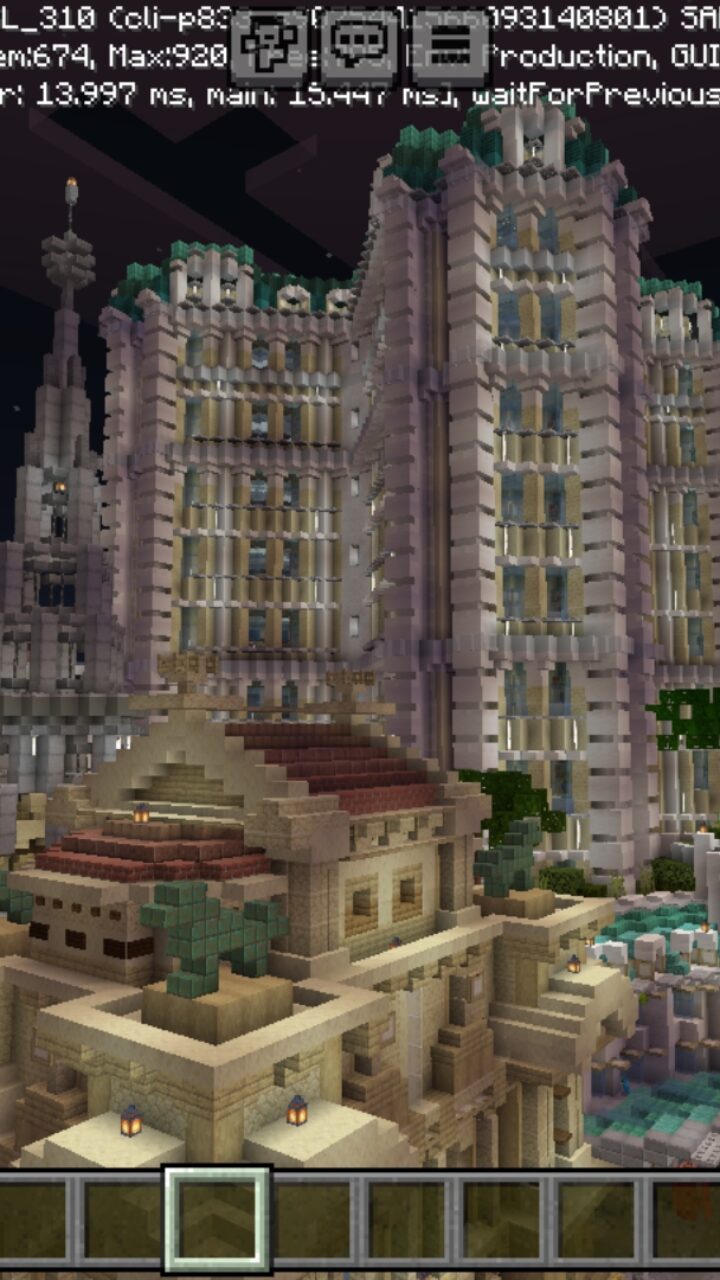 Location from Cityscapes Las Vegas Map for Minecraft PE