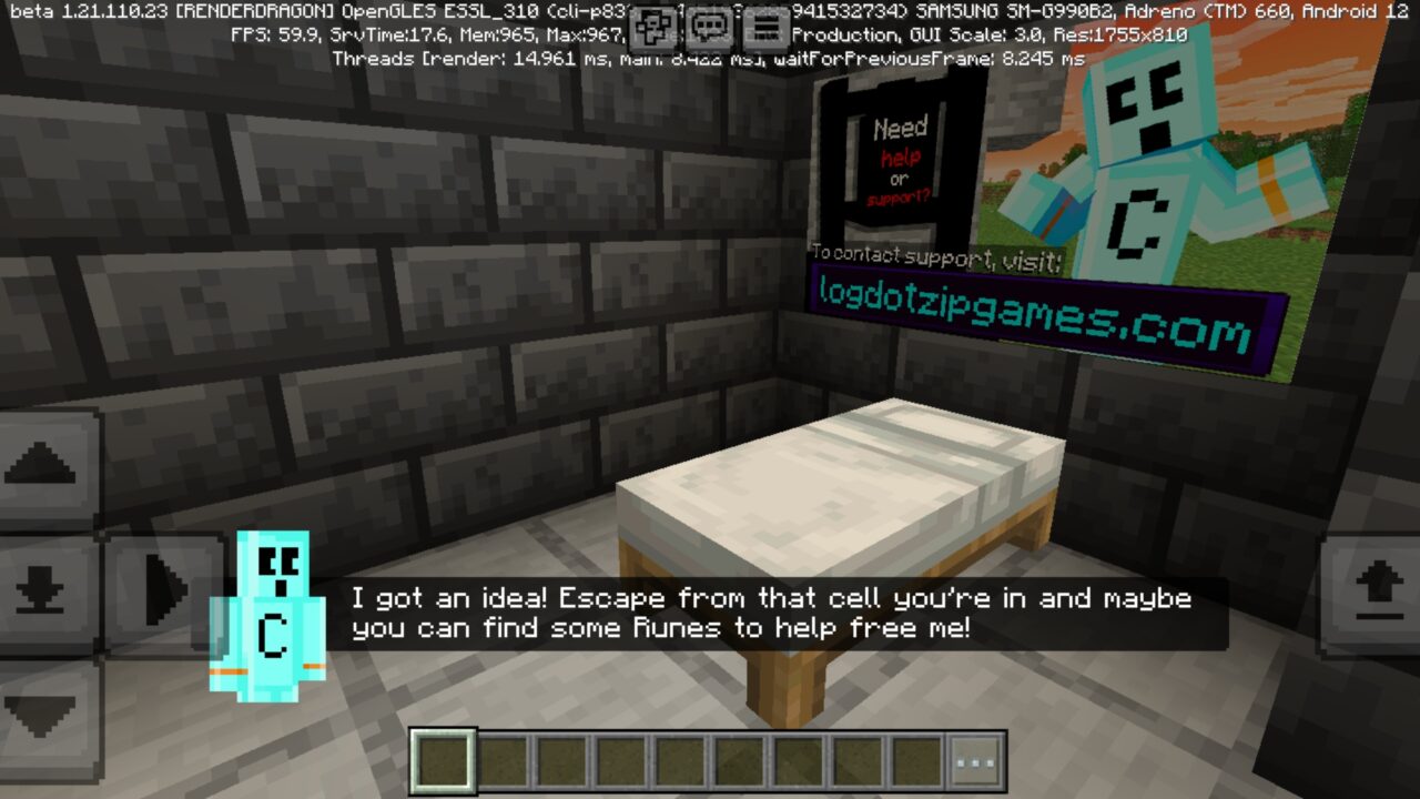 Location from Elemental Escape Map for Minecraft PE