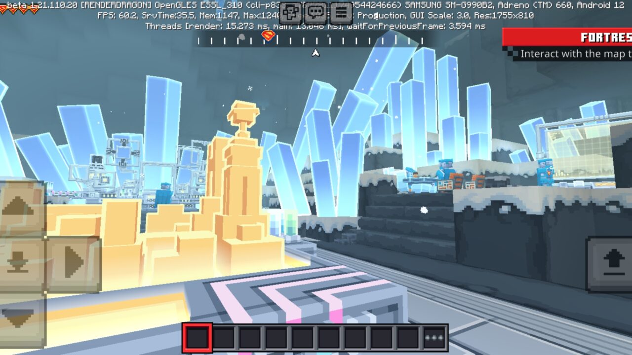 Location from Superman Map for Minecraft PE