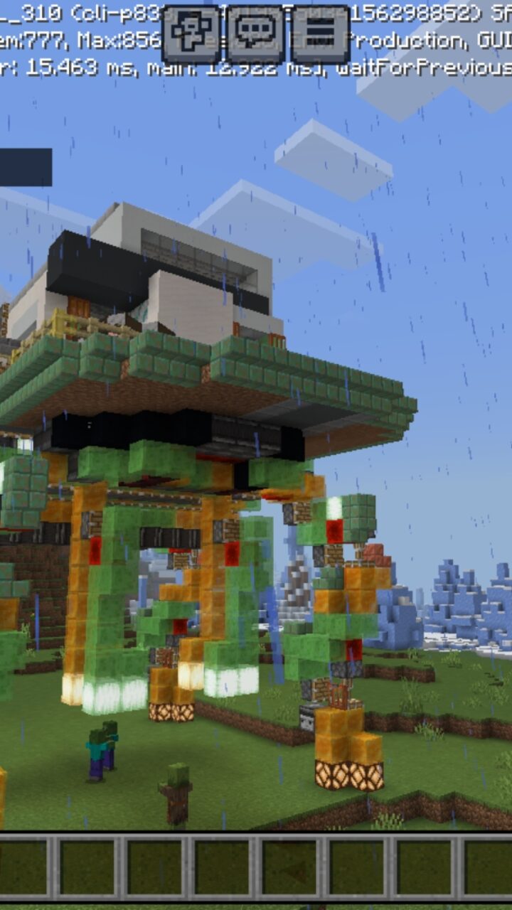Location from Walking House Map for Minecraft PE