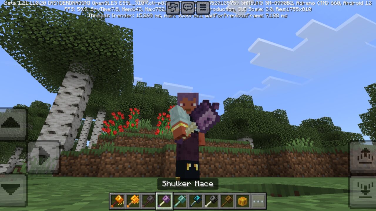 Mace Mod for Minecraft PE