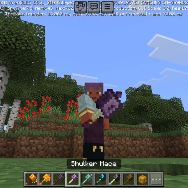 Mace Mod for Minecraft PE