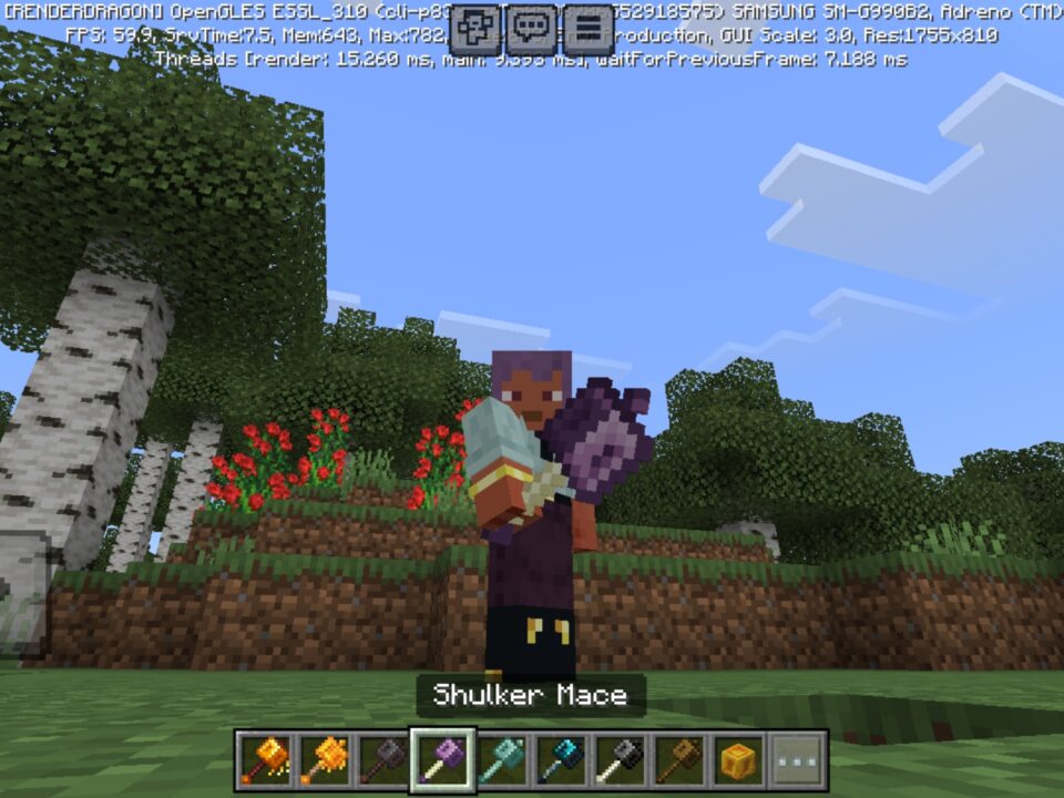 Mace Mod for Minecraft PE