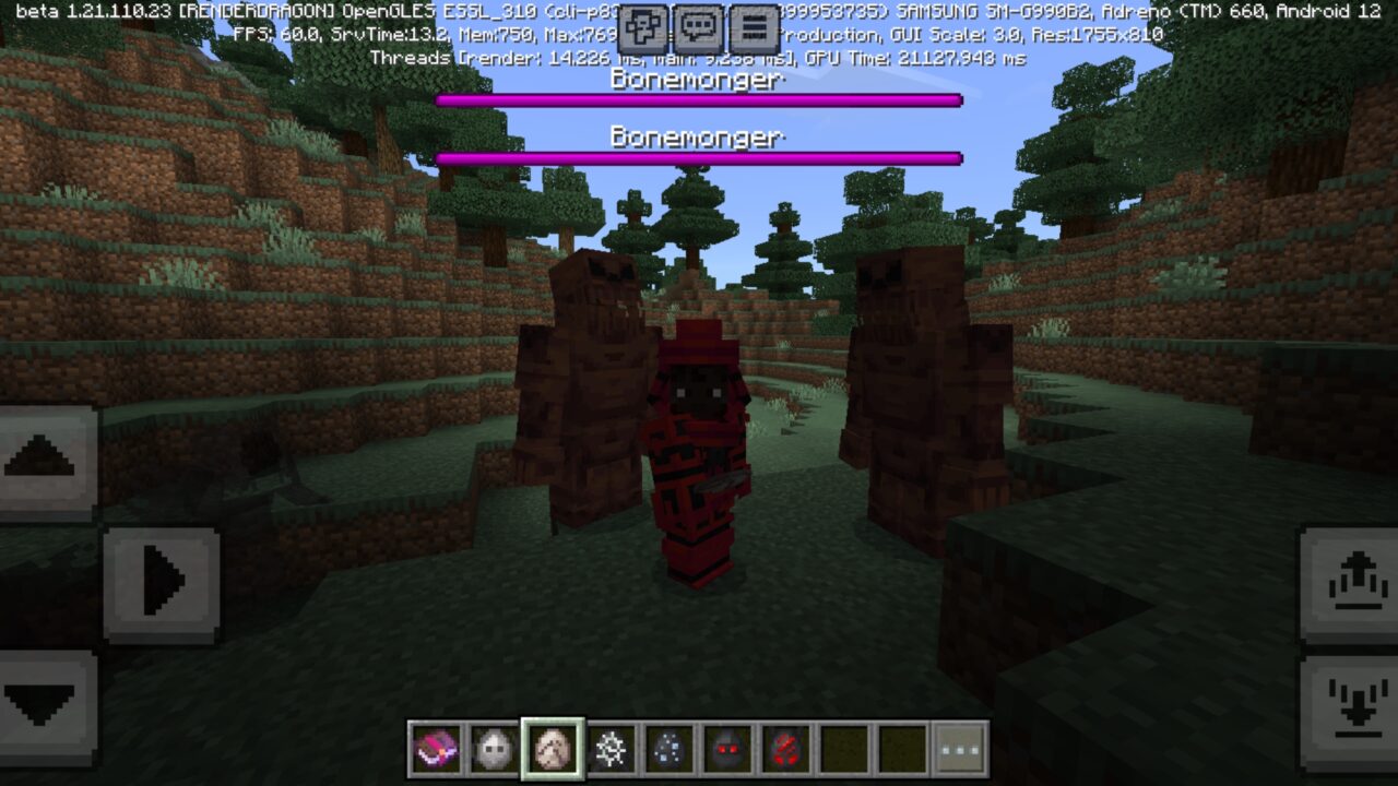Mobs from Shadows and Spirits Mod for Minecraft PE