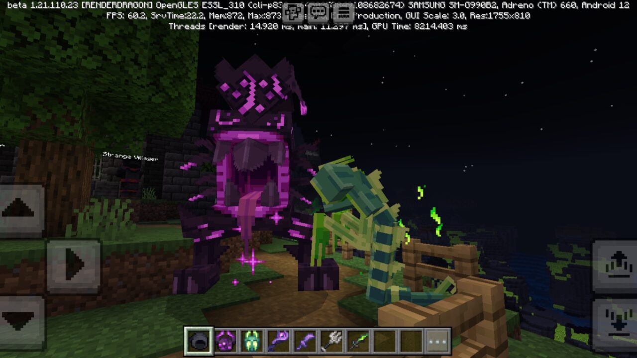 Mobs from Void Weapon Mod for Minecraft PE