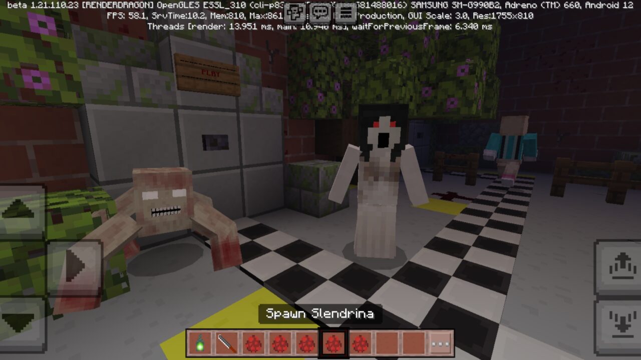 Monsters from The Lost Awakening Map for Minecraft PE