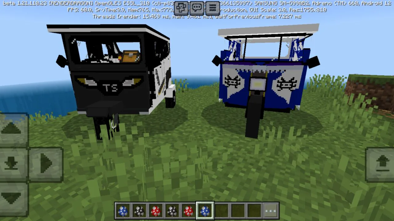 Mototaxi Mod for Minecraft PE
