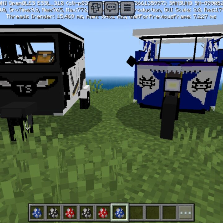 Mototaxi Mod for Minecraft PE