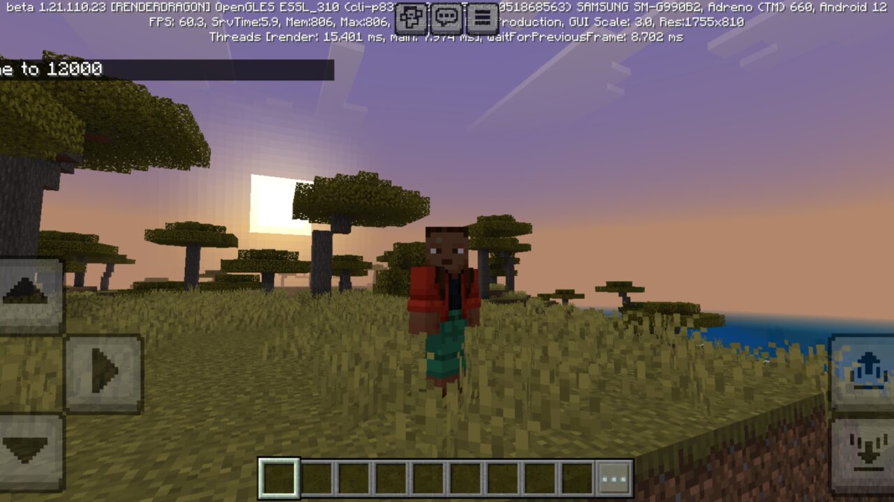 Nature from Laz Shader for Minecraft PE