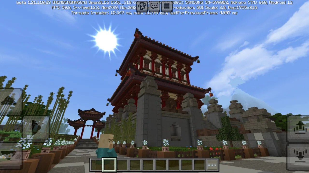 Nature from Ninja Empire Map for Minecraft PE