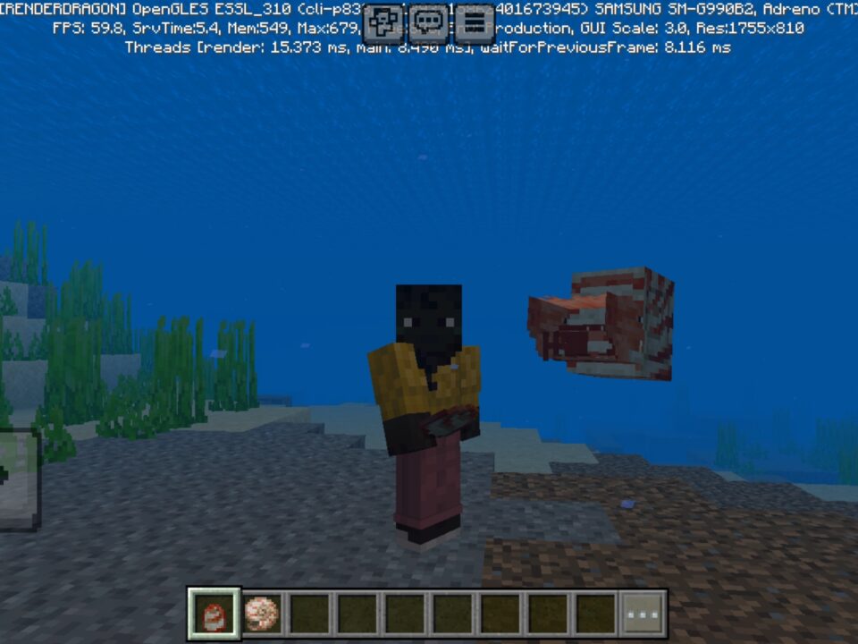 Nautilus Mod for Minecraft PE