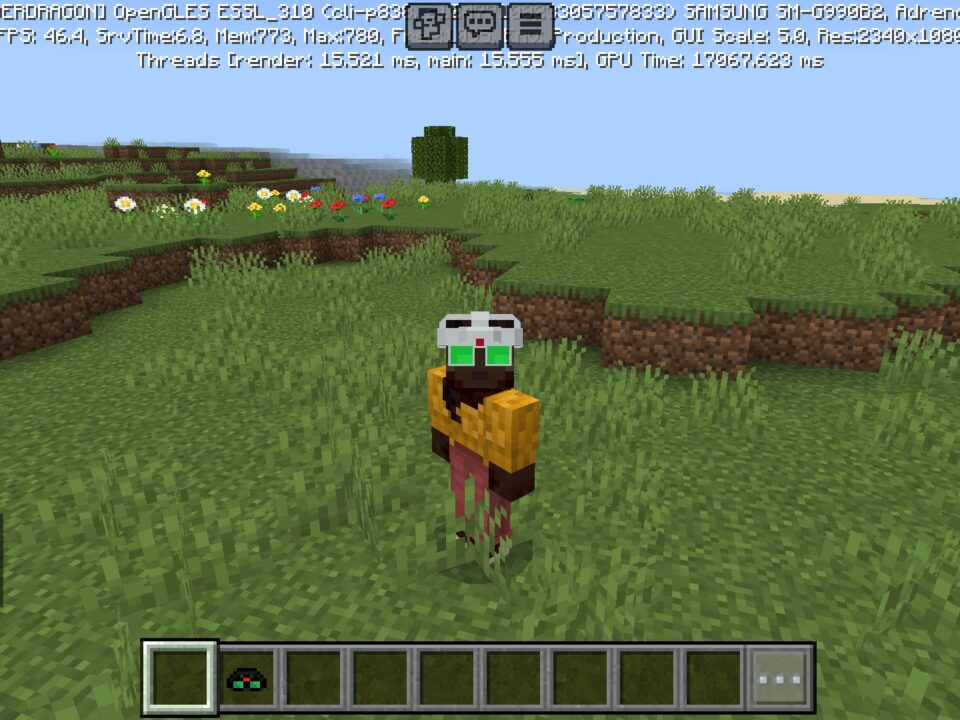 Night Vision Goggles Mod for Minecraft PE