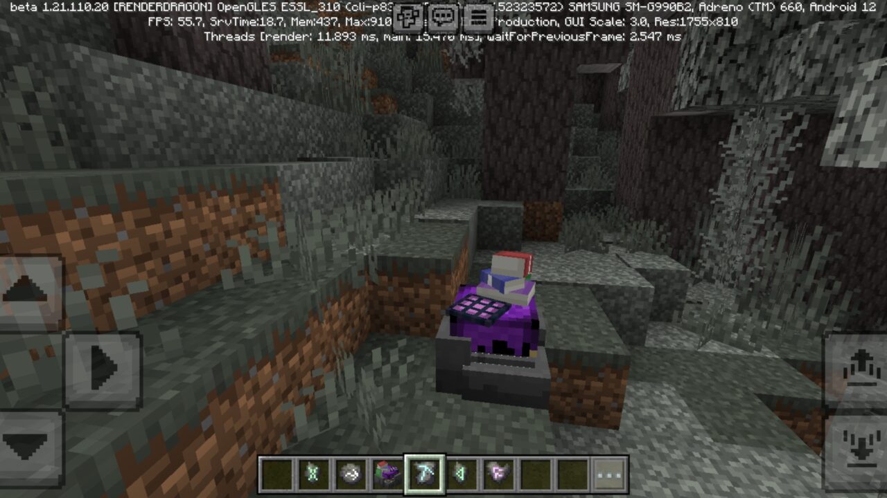 Options from 10 Addons Mod for Minecraft PE
